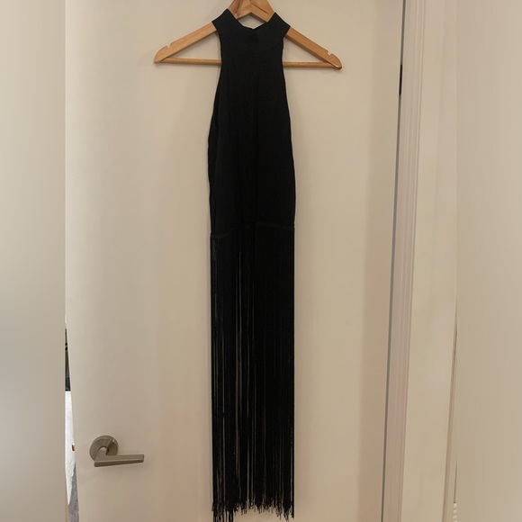 Women’s Fringe Knit Halter Top - Picture 1 of 4